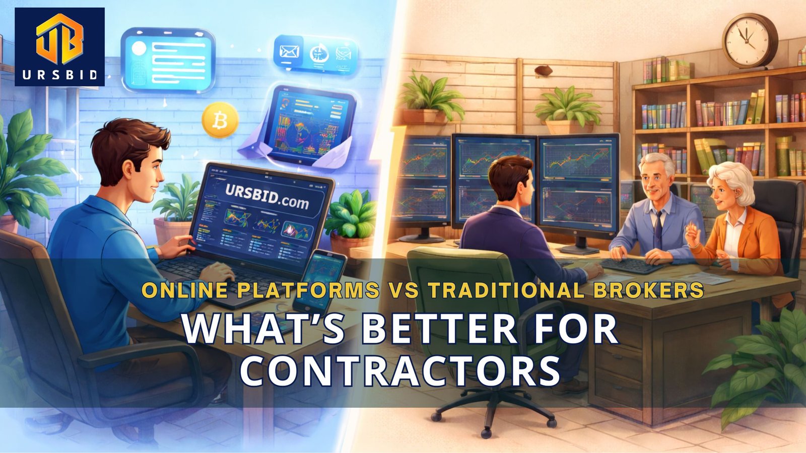 Online Platforms vs Traditional Brokers